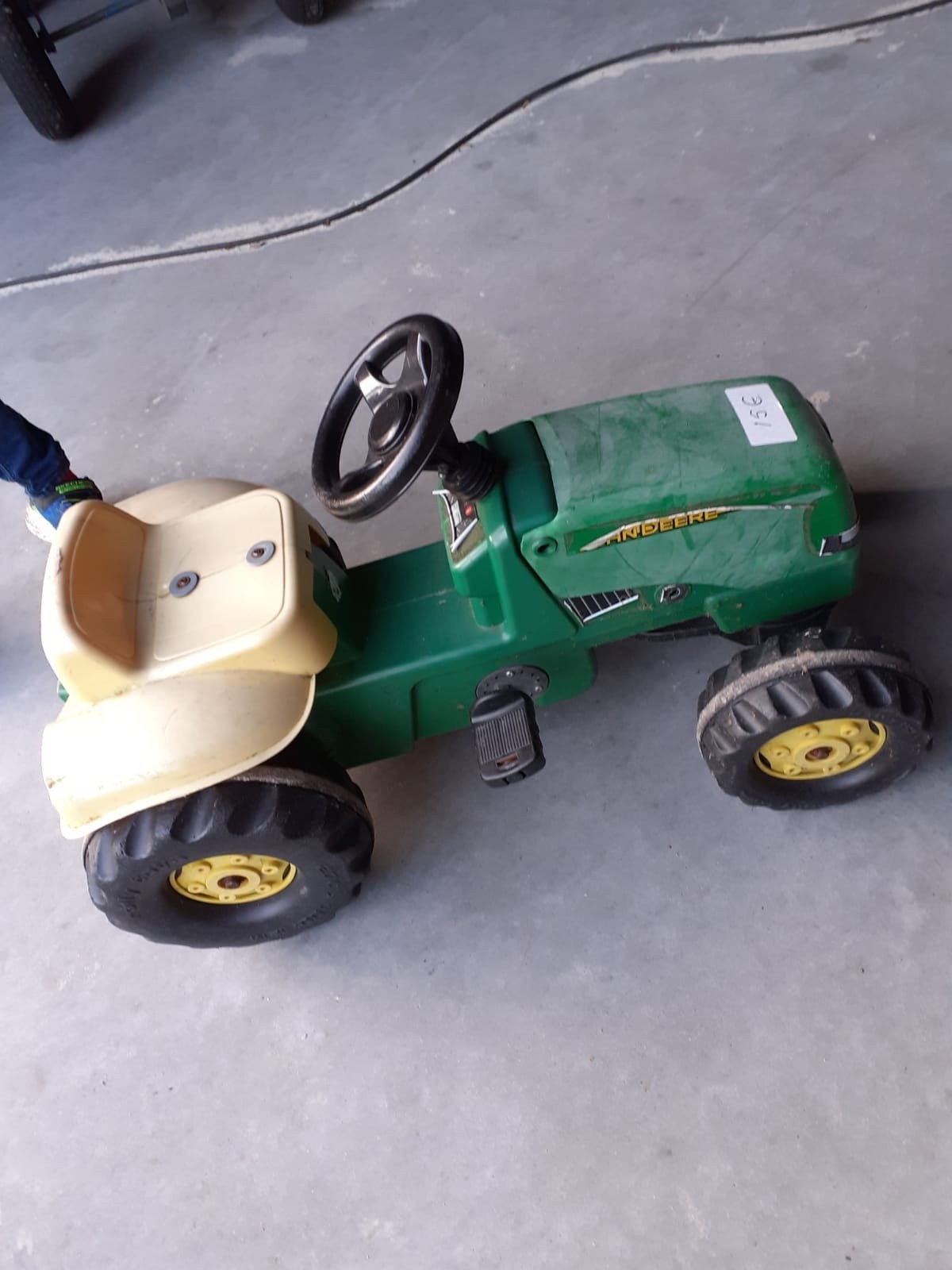 John Deere traptractor voor kinderen, Ophalen, Gebruikt