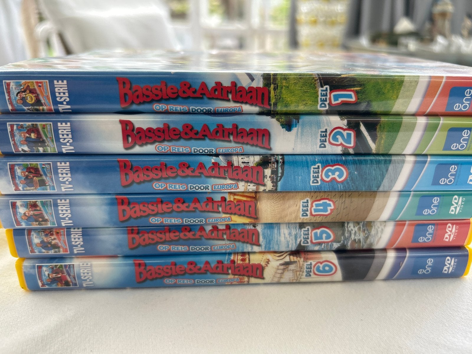 Bassie & Adriaan Op Reis Door Europa DVD Box (Deel 1-6), Verzenden, Alle leeftijden, Nederlands, Tv-serie