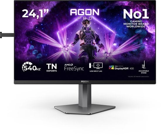 AOC AGON PRO AG246FK 24” 540Hz Gaming Monitor | Retourdeal, Computers en Software, Gaming, HDMI, Full HD, Ophalen of Verzenden
