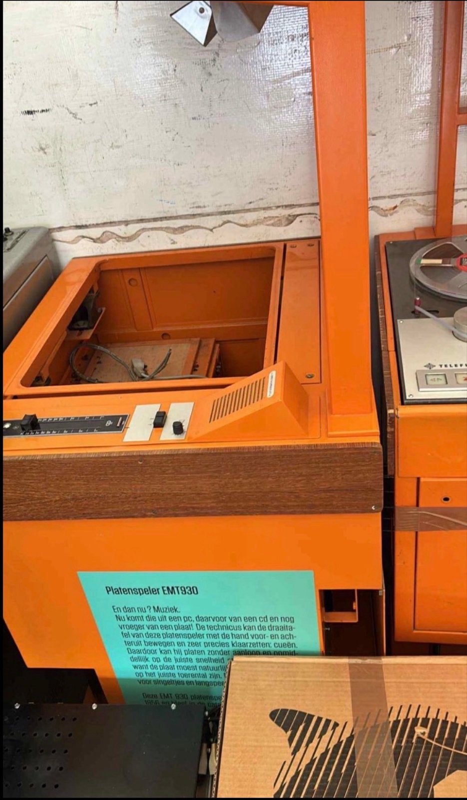 EMT 930 948 950 Professionele Studio trolley / audiomeubel, Ophalen of Verzenden, Niet werkend, Platenspeler, Overige merken