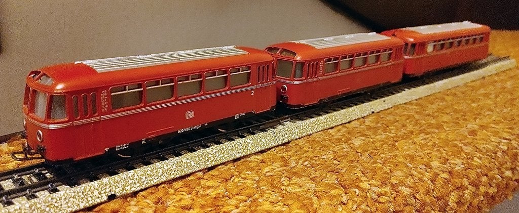 Märklin Railbus met twee bijwagens, Wisselstroom, Ophalen of Verzenden, Analoog, Märklin