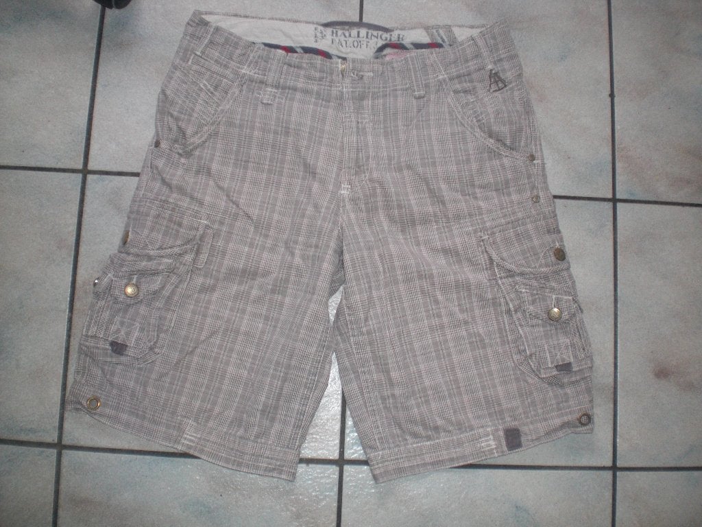korte broek/ short cargo , hallinger M, Maat 48/50 (M), Hallinger, Beige, Ophalen of Verzenden