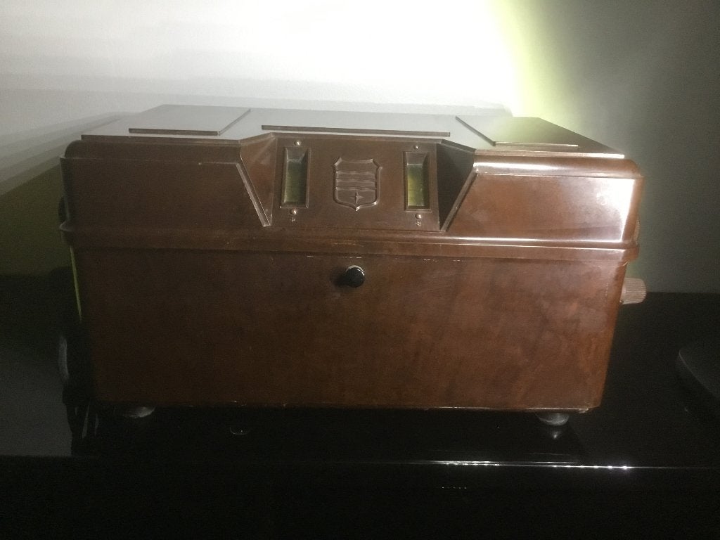Iconische Philips radio 2531 in bakeliet, Ophalen of Verzenden