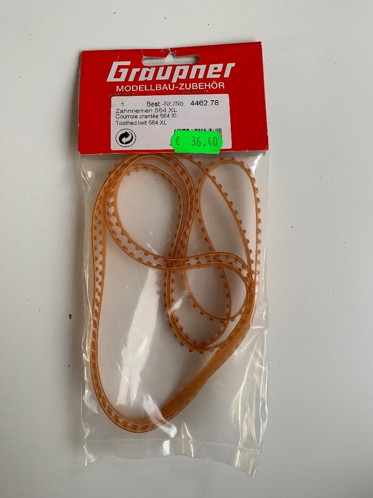 Graupner 4462.78 toothed belt 564 XL nieuw rc Helicopter, Ophalen of Verzenden, Nieuw