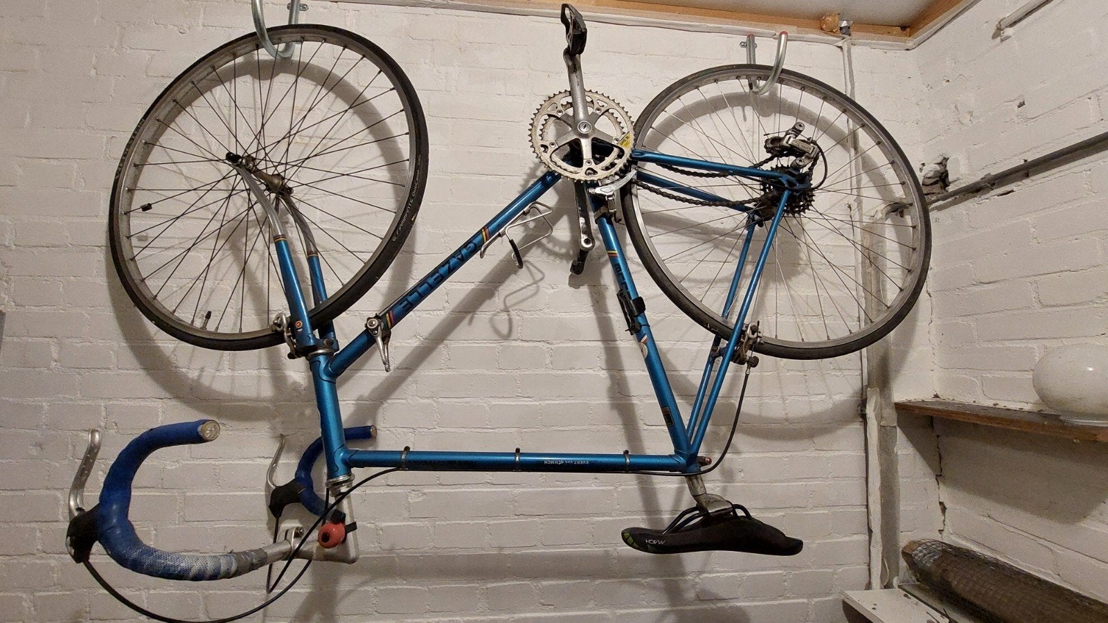 Vintage Gazelle racefiets frame met onderdelen, Ophalen, Frame, Gebruikt, Staal