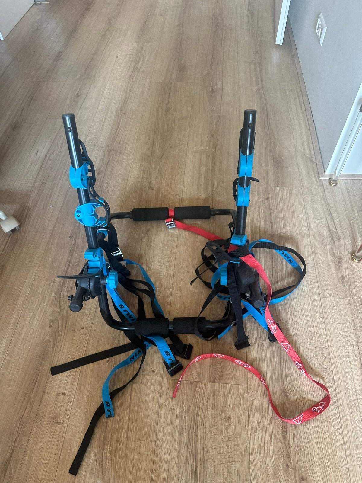 Fietsendrager Achterklep Decathlon - Zo goed als nieuw, Ophalen, 2 fietsen, Zo goed als nieuw, Achterklepdrager