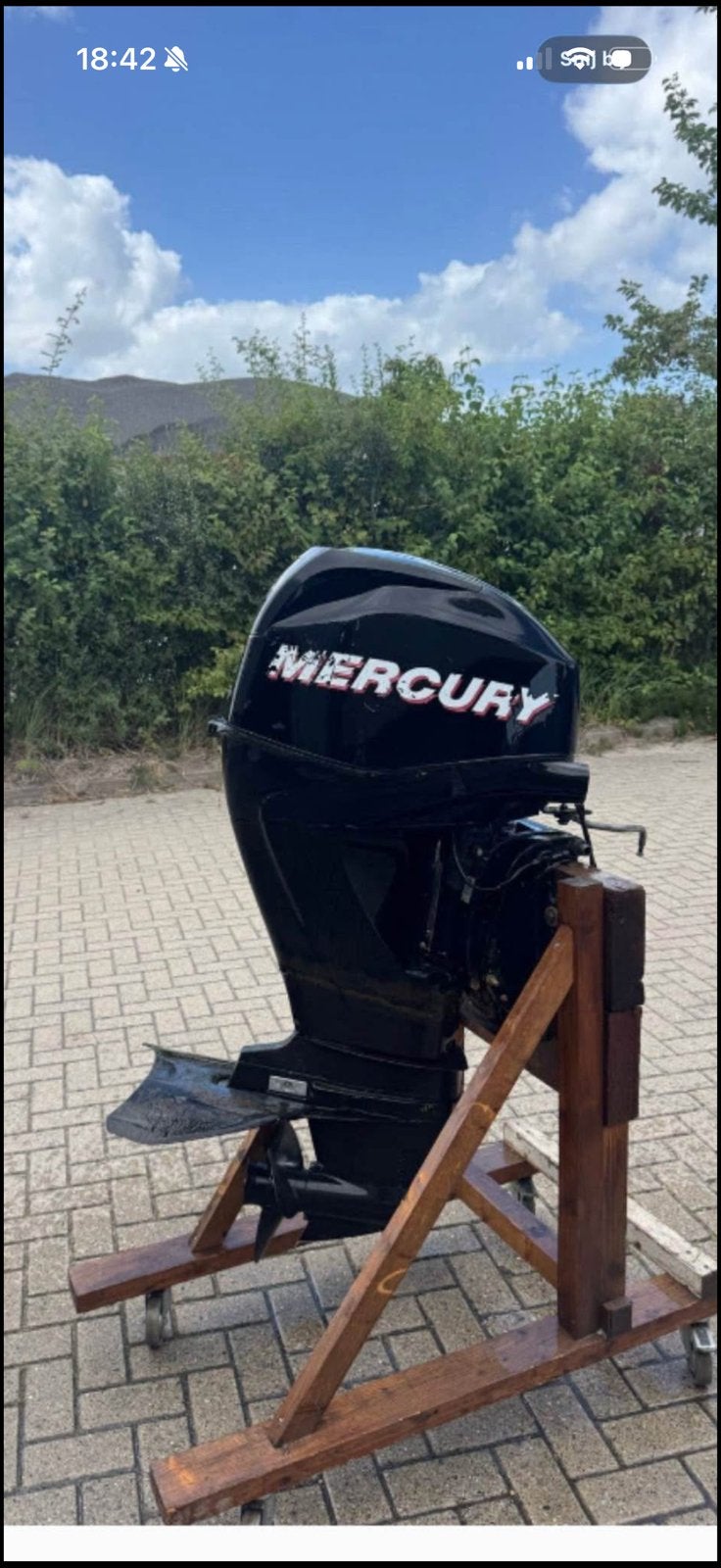 Mercury buitenboordmotor 40pk efi 2011, Watersport en Boten, Ophalen, Gebruikt, Met afstandsbediening, 30 pk of meer