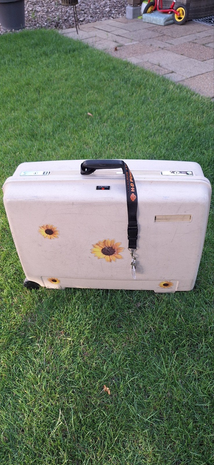 Stevige Delsey koffer, Ophalen, Gebruikt, Hard kunststof, 70 cm of meer
