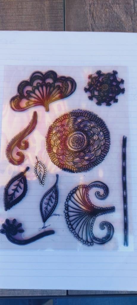 Studio Light Art by Marlene Clearstamps Set M 35, Ophalen of Verzenden, Gebruikt, Clearstamp