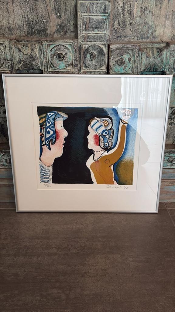 Litho Rein Dool 327/400, Antiek en Kunst, Ophalen of Verzenden