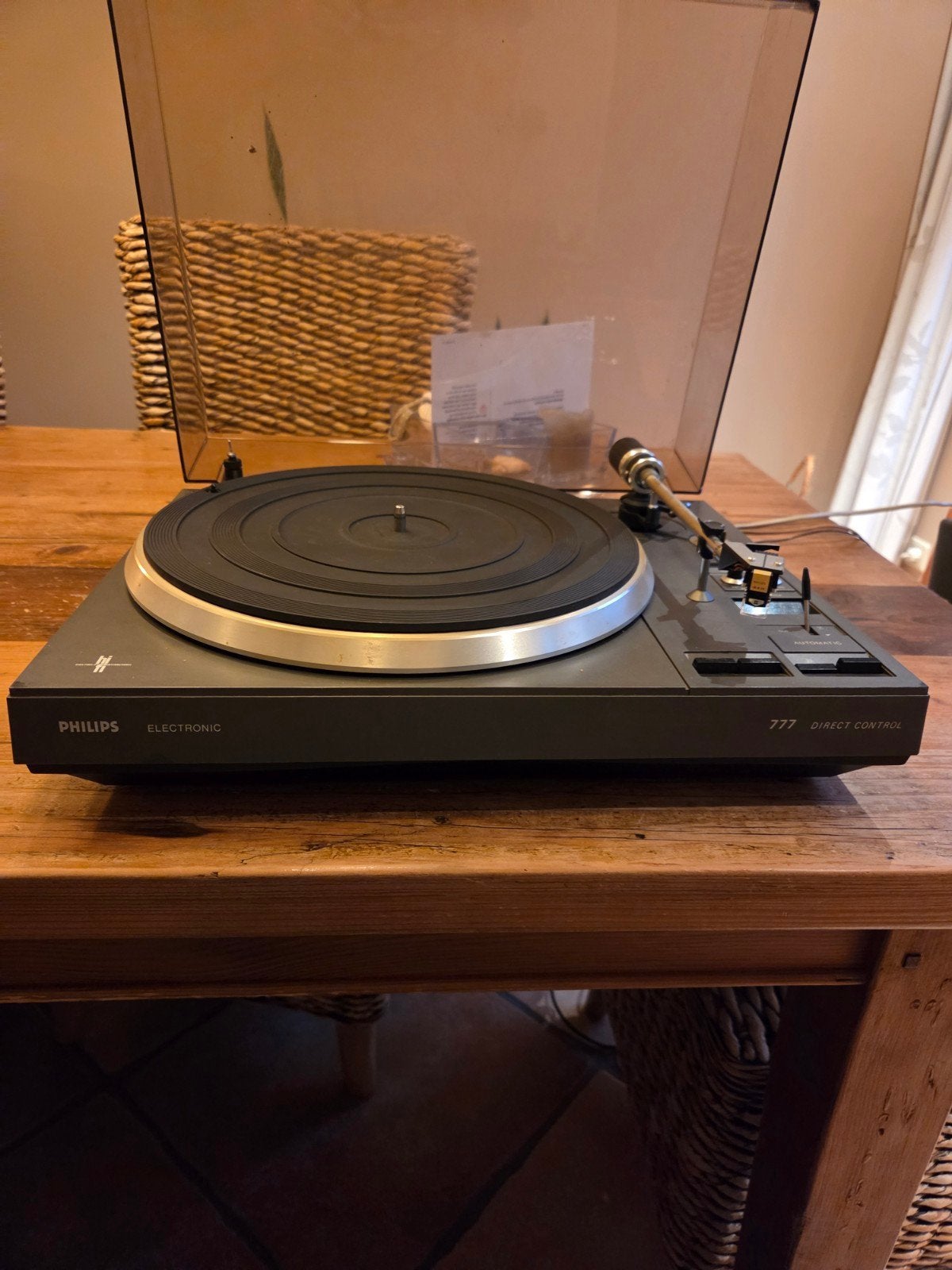 Philips Platenspeler 777 Direct Control, Ophalen of Verzenden, Gebruikt, Platenspeler, Philips