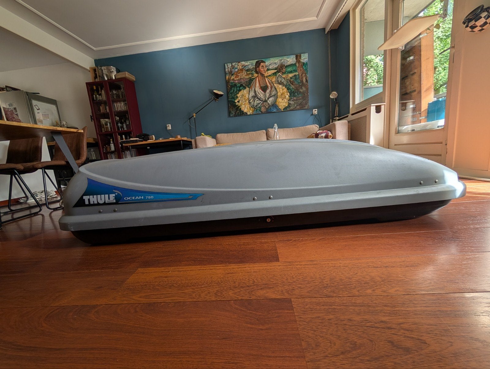Thule Ocean 780 Dakkoffer met reserve sleutel, Ophalen, Gebruikt