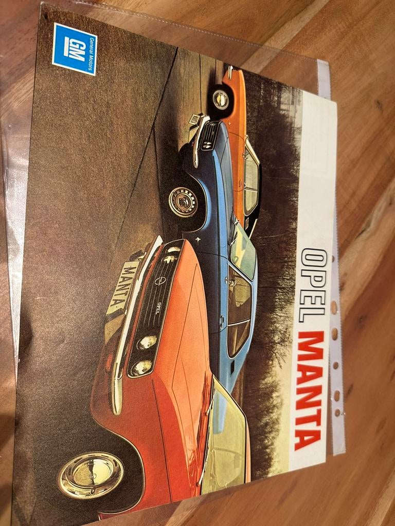 Opel manta a folder, Ophalen of Verzenden, Zo goed als nieuw, Opel