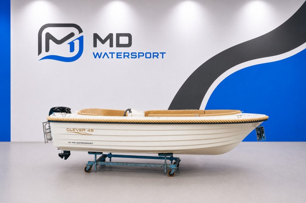 Clever 49 Vaarklaar direct beschikbaar, Watersport en Boten, Overige typen, Overige brandstoffen, Afdekzeil, MD Watersport