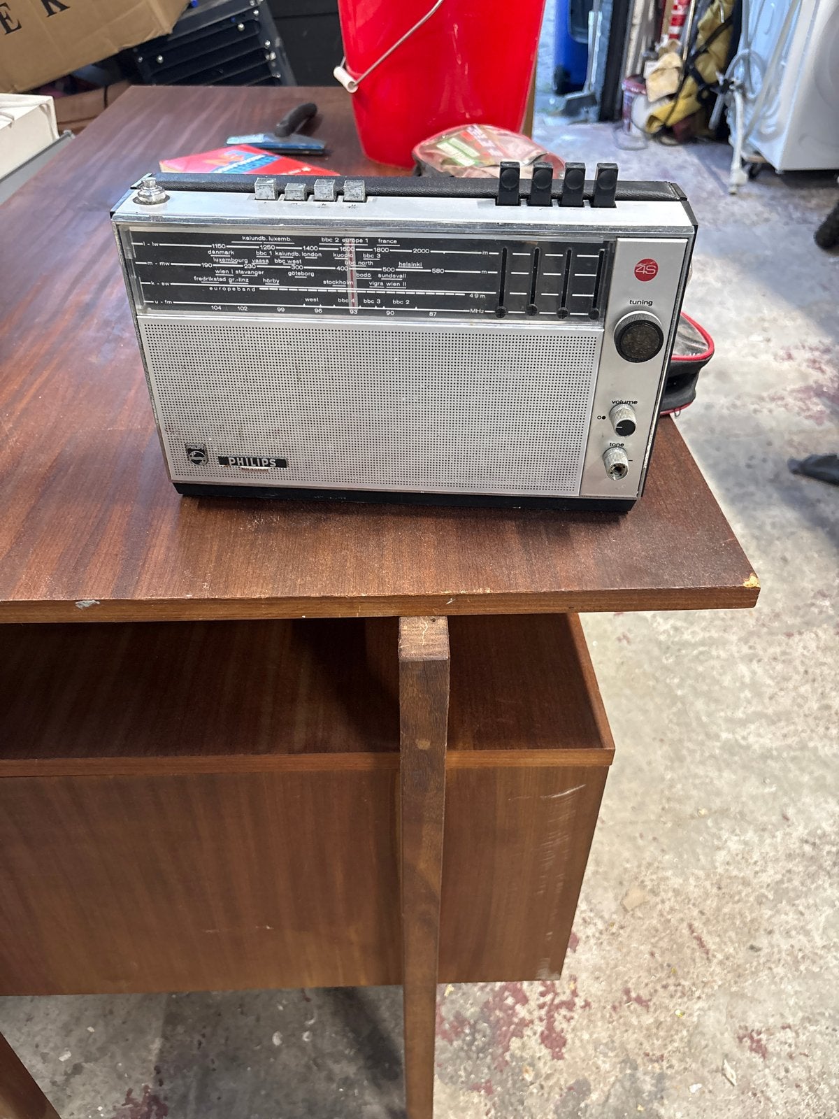 Vintage Philips Transistorradio - Klassiek Design, Audio, Tv en Foto, Gebruikt, T, Ophalen of Verzenden, D