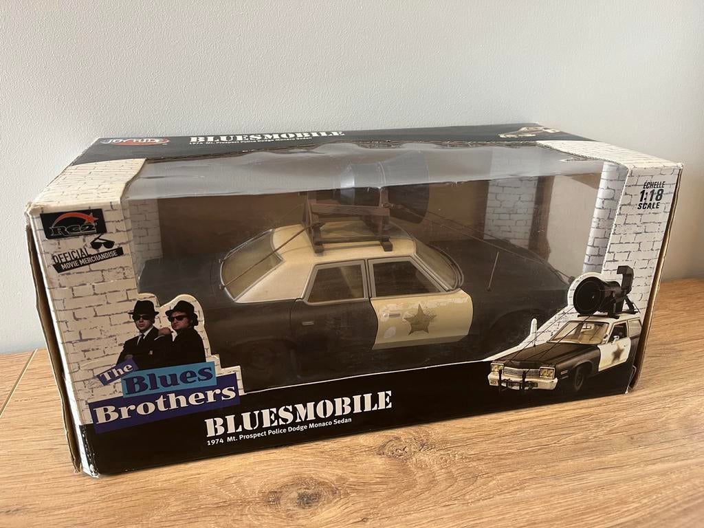 Joyride Ertl 1974 Dodge Monaco Bluesmobile 1:18, Ophalen of Verzenden, Zo goed als nieuw, Auto, ERTL