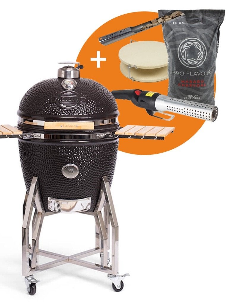 Columbus en Yakiniku keramische bbq/ kamado -> SUPER DEAL, Verzenden, Nieuw, Yakiniku