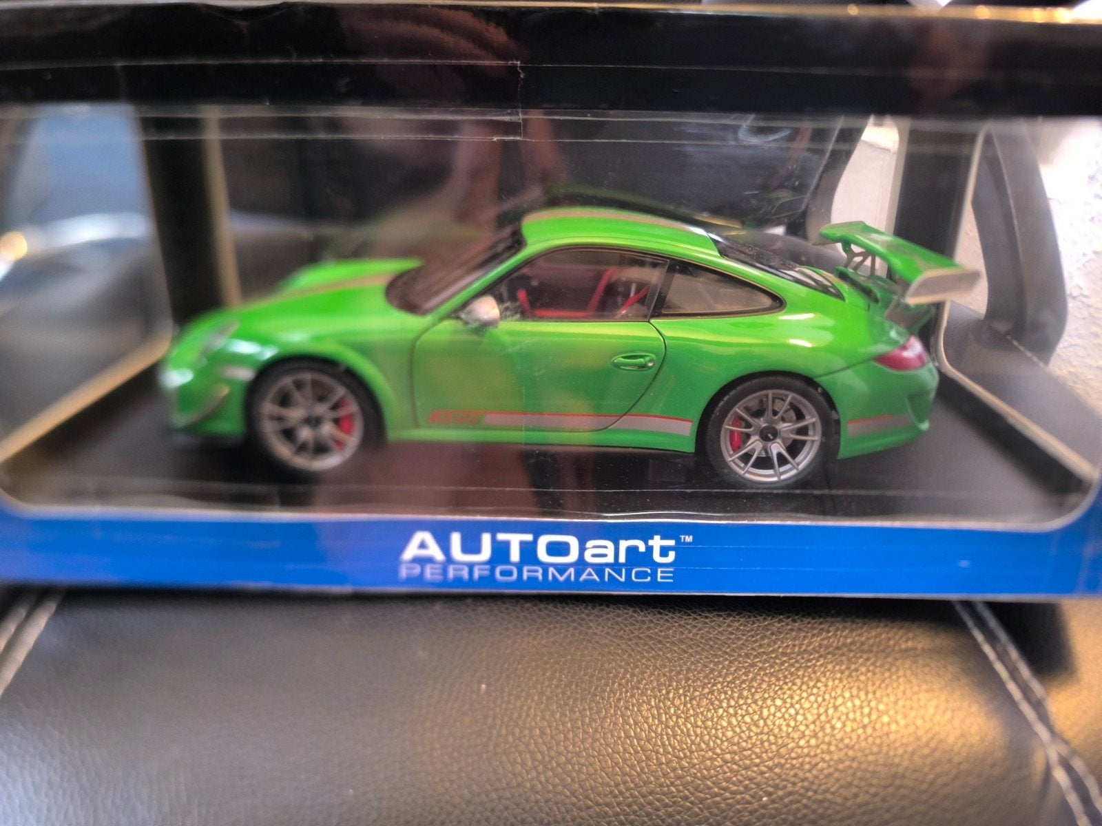 Autoart 78149 Porsche 911 997 GT3-RS 4.0 1/18  green rare!, Hobby en Vrije tijd, Modelauto's | 1:18, Verzenden, Nieuw, Auto, Autoart