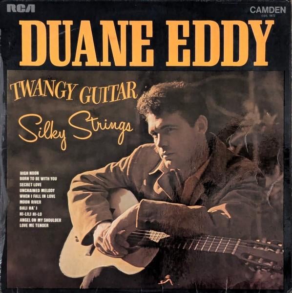 Duane Eddy – Twangy Guitar - Silky Strings lp, Gebruikt, 1970 - 1979, 12 inch, Inclusief binnenhoes