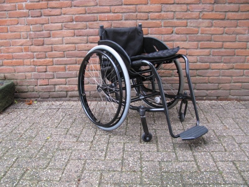 Otto Bock (Rea) semi sportrolstoel type Falcon 41cm, Diversen, Ophalen, Inklapbaar, Zo goed als nieuw, Duwrolstoel