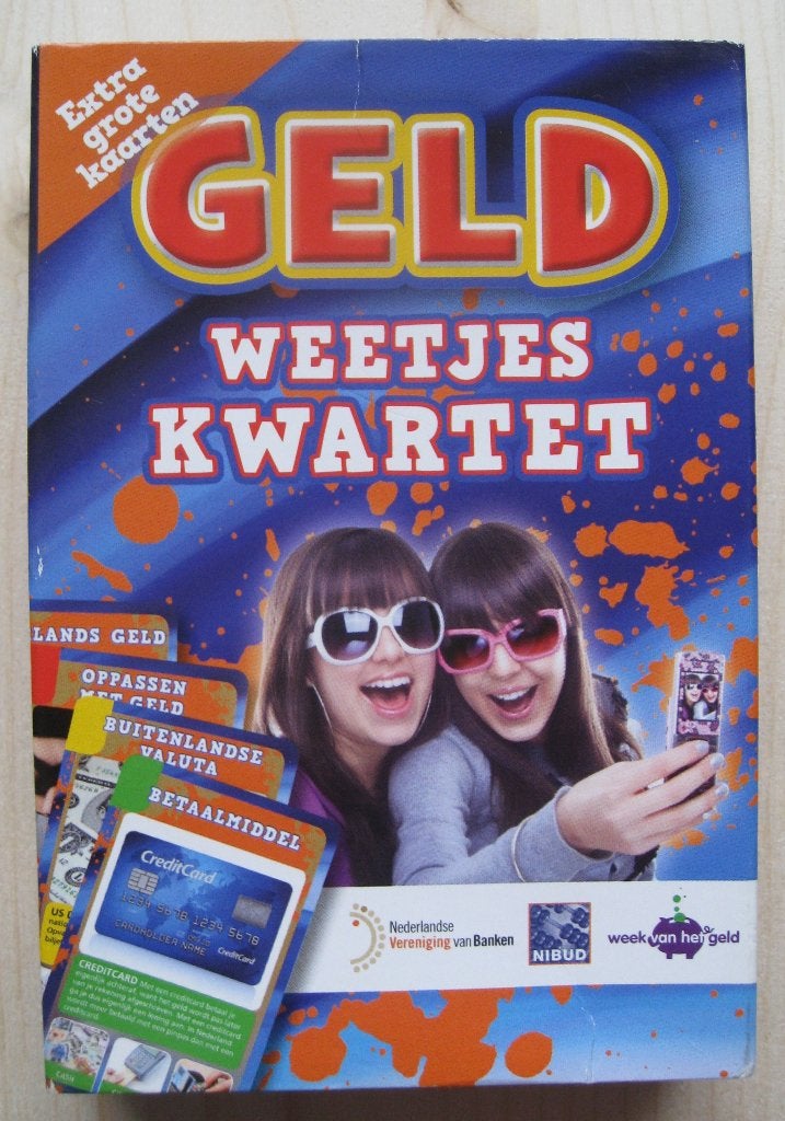 Geld weetjes kwartet nr. 60548-01 Leer met geld omgaan., Ophalen of Verzenden, Zo goed als nieuw, Kwartet(ten)