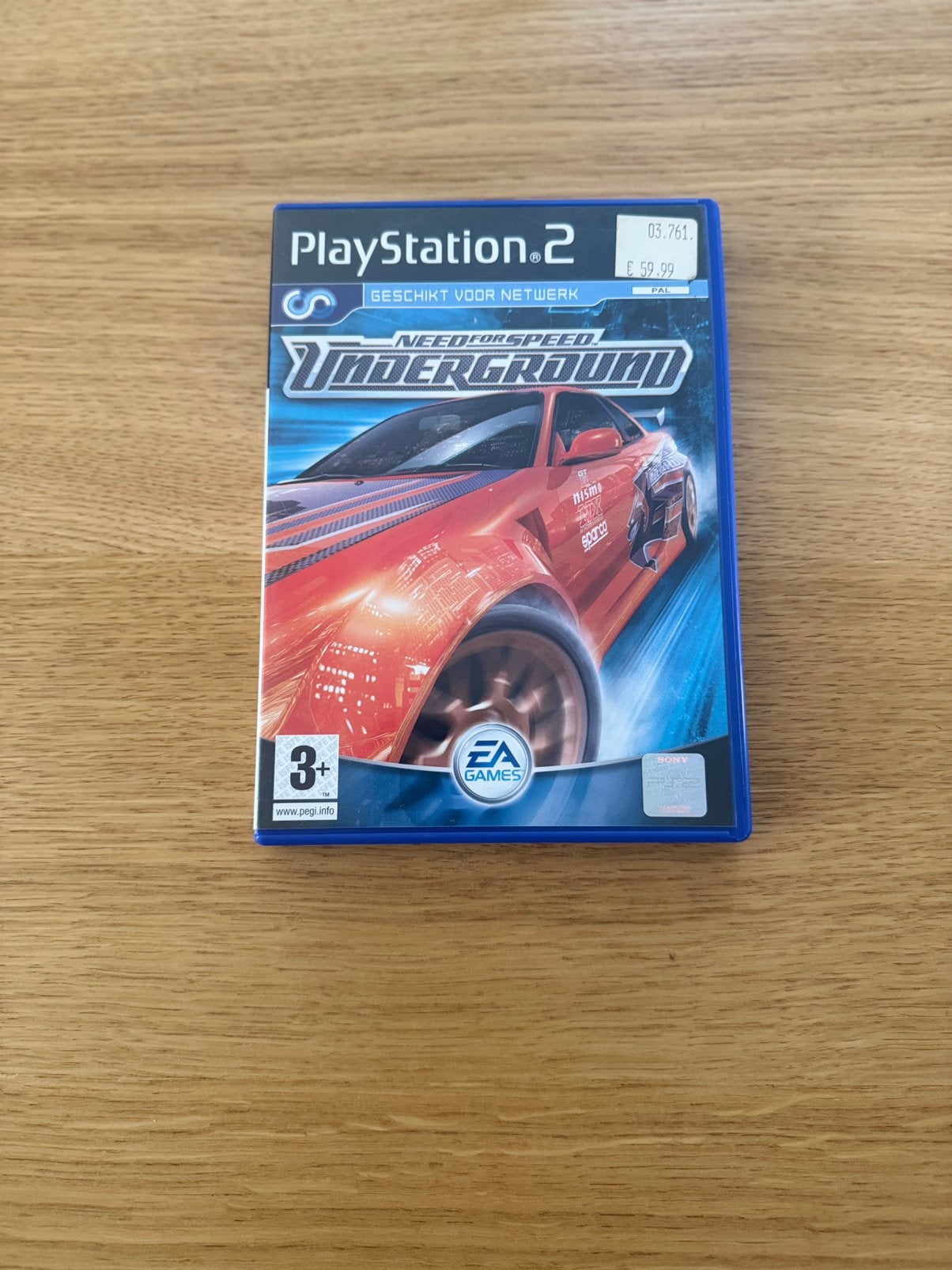 Need For Speed Underground Ps2 IN GOEDE STAAT, 1 speler, Racen en Vliegen, Ophalen of Verzenden, Zo goed als nieuw