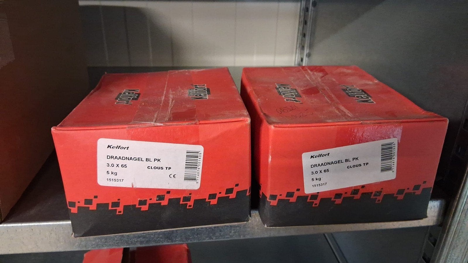 Draadnagels 3.0 x 65 mm - 2x 5 kg + aangebroken doos, Ophalen of Verzenden, Nieuw