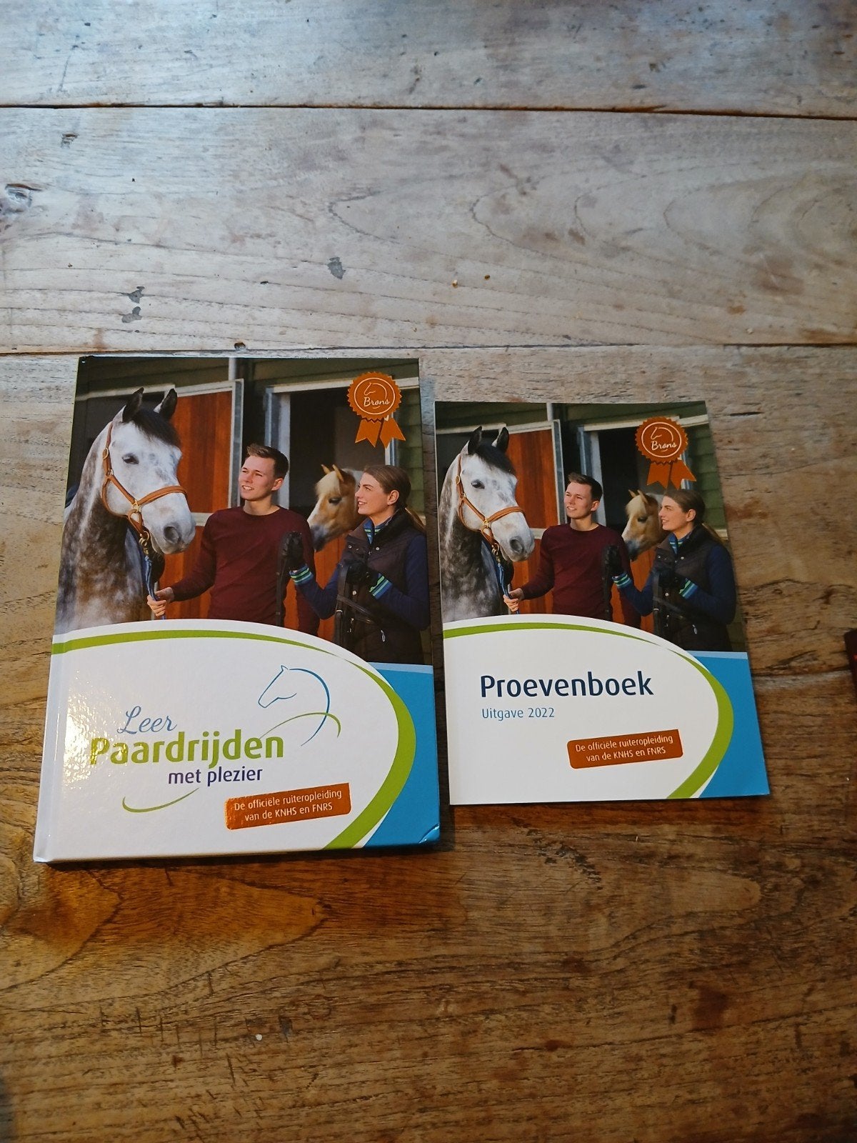 Leer paardrijden met plezier en proevenboek, Ophalen, Zo goed als nieuw