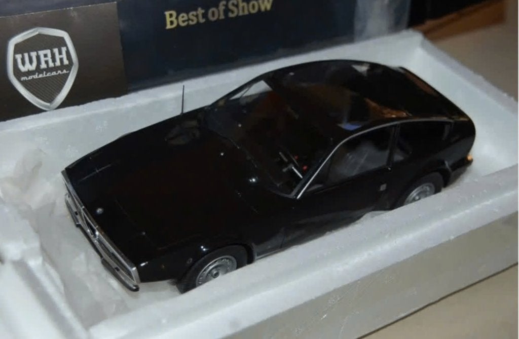 1:18 ALFA ROMEO JUNIOR ZAGATO black BOS184 BOS models WRH, Verzenden, Zo goed als nieuw, Auto, Overige merken