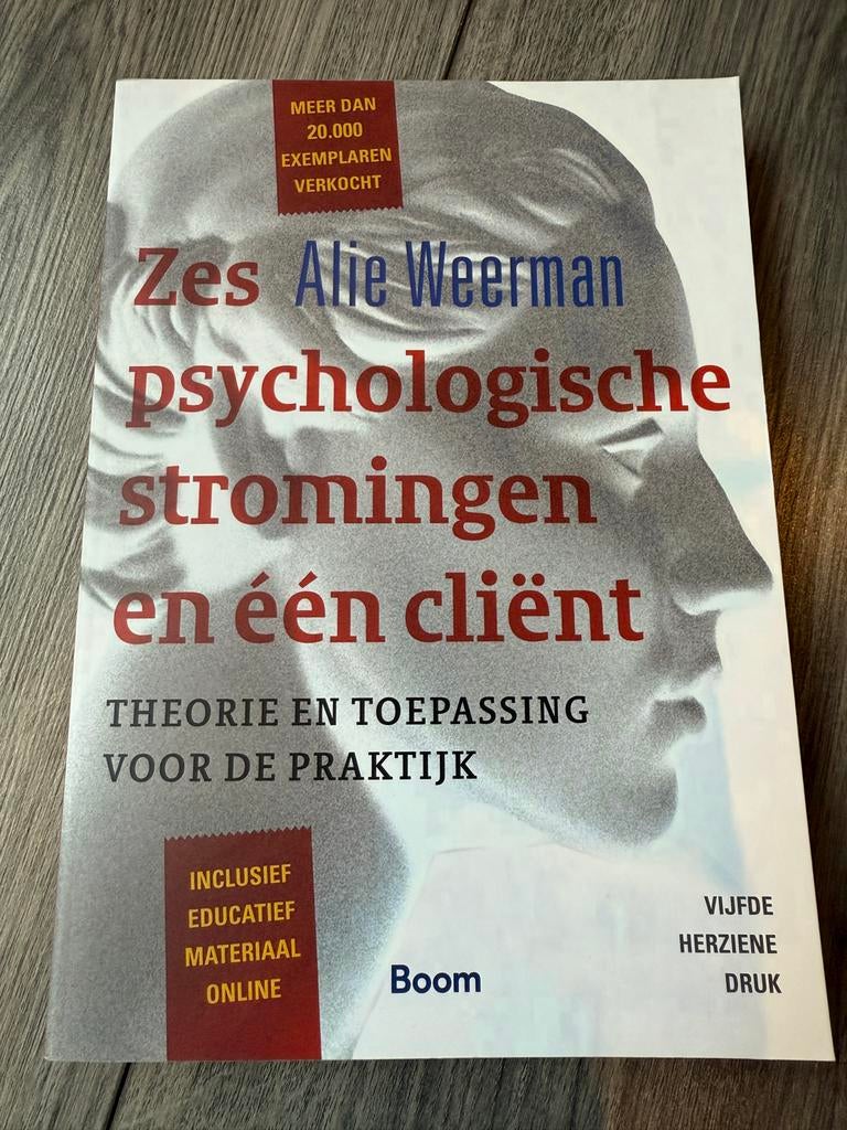 Zes Psychologische Stromingen en één Cliënt - A. Weerman, Boeken, Ophalen of Verzenden, Nieuw, Overige onderwerpen