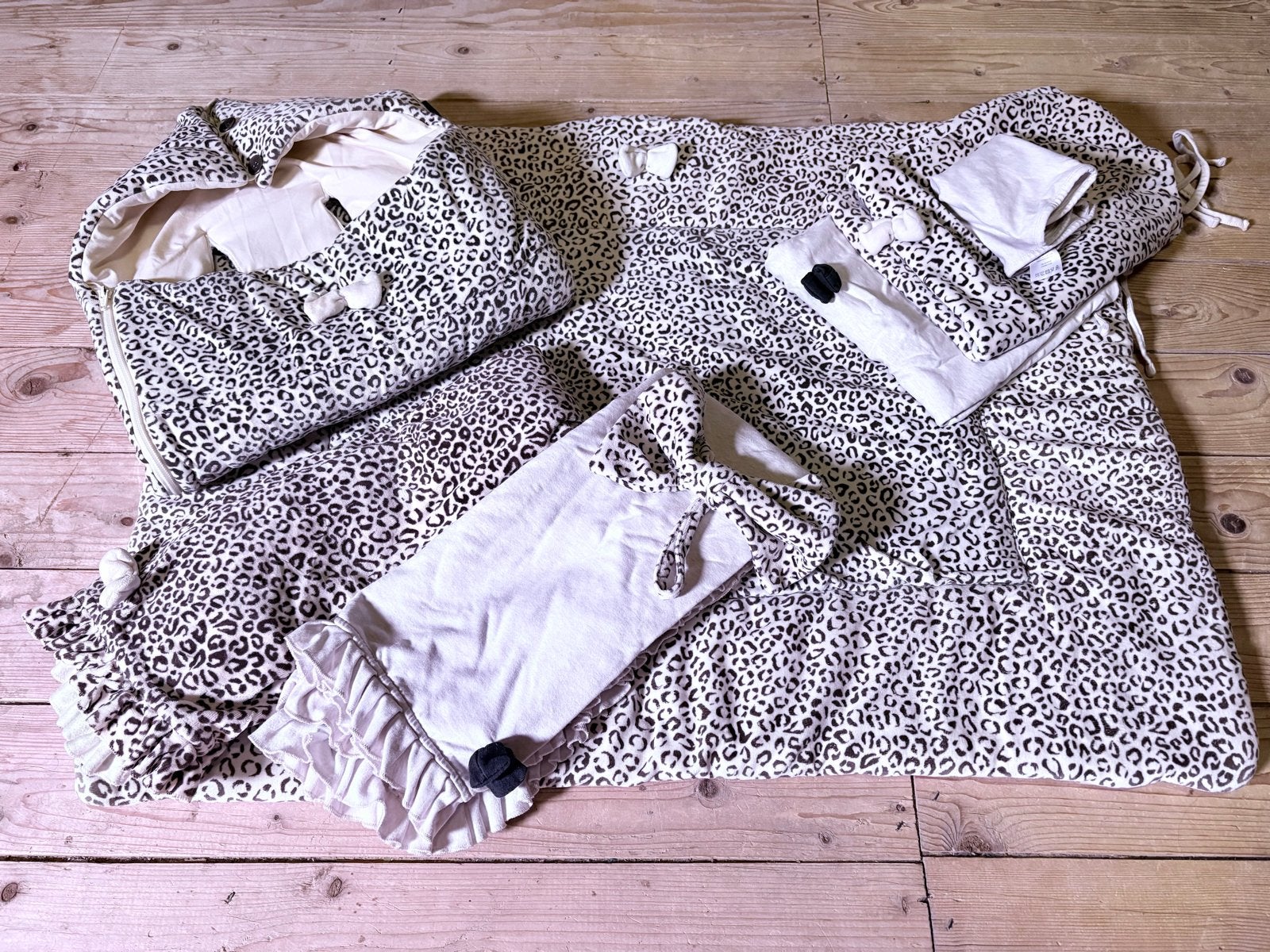 House of Jamie boxset panterprint, Overige merken, Ledikant, Beddengoedset, Ophalen of Verzenden