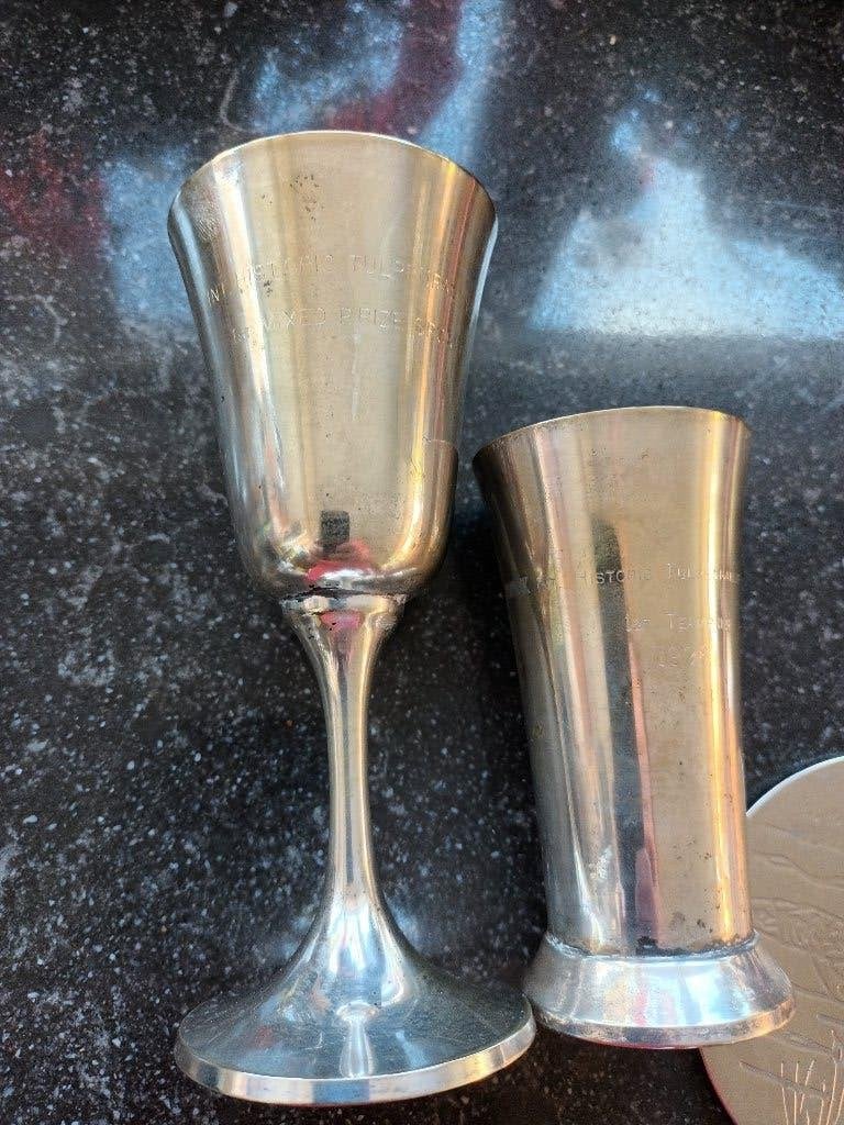 2x prijsbeker Tulpenrallye 1994 en 1996, Ophalen of Verzenden, Overige materialen