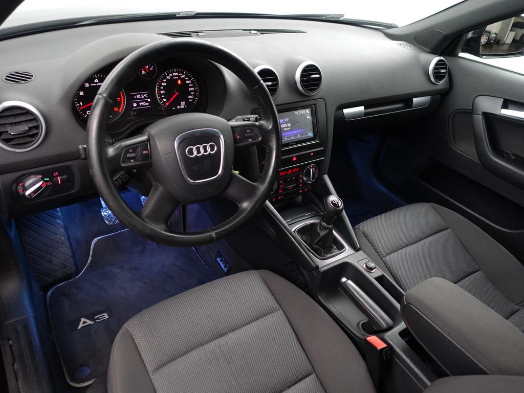 Audi A3 Sportback 1.4 TFSI Ambition Pro Line+ NAP 151dkm, Xe, Voorwielaandrijving, Euro 5, Stof, Gebruikt