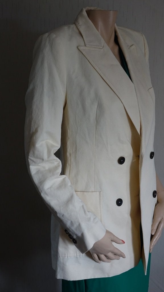 nieuw creme gevoerd ZARA jasje, Kleding | Dames, Jassen | Zomer, Verzenden, Nieuw, Maat 36 (S), Zara