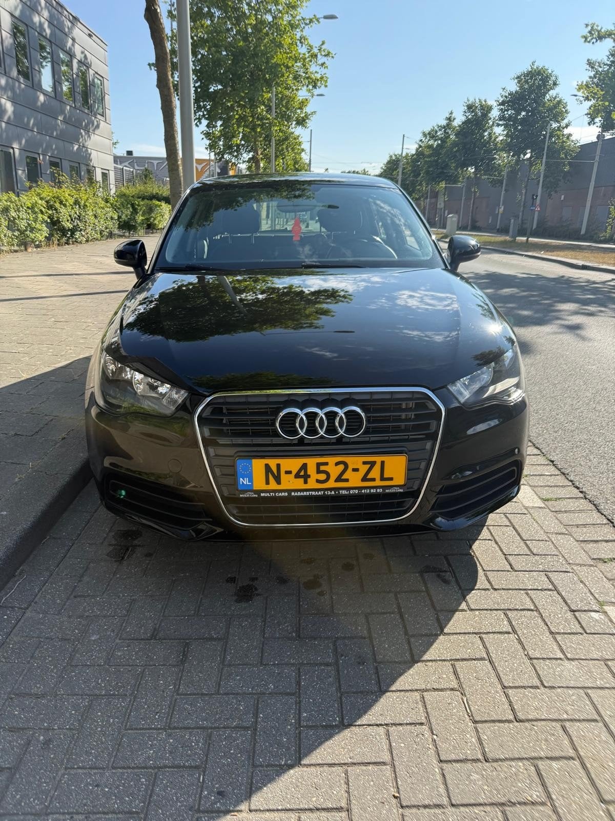 Audi A1 1.2 Tfsi 63KW SB 2012 Zwart, Auto's, Voorwielaandrijving, A1, 4 cilinders, 4 stoelen