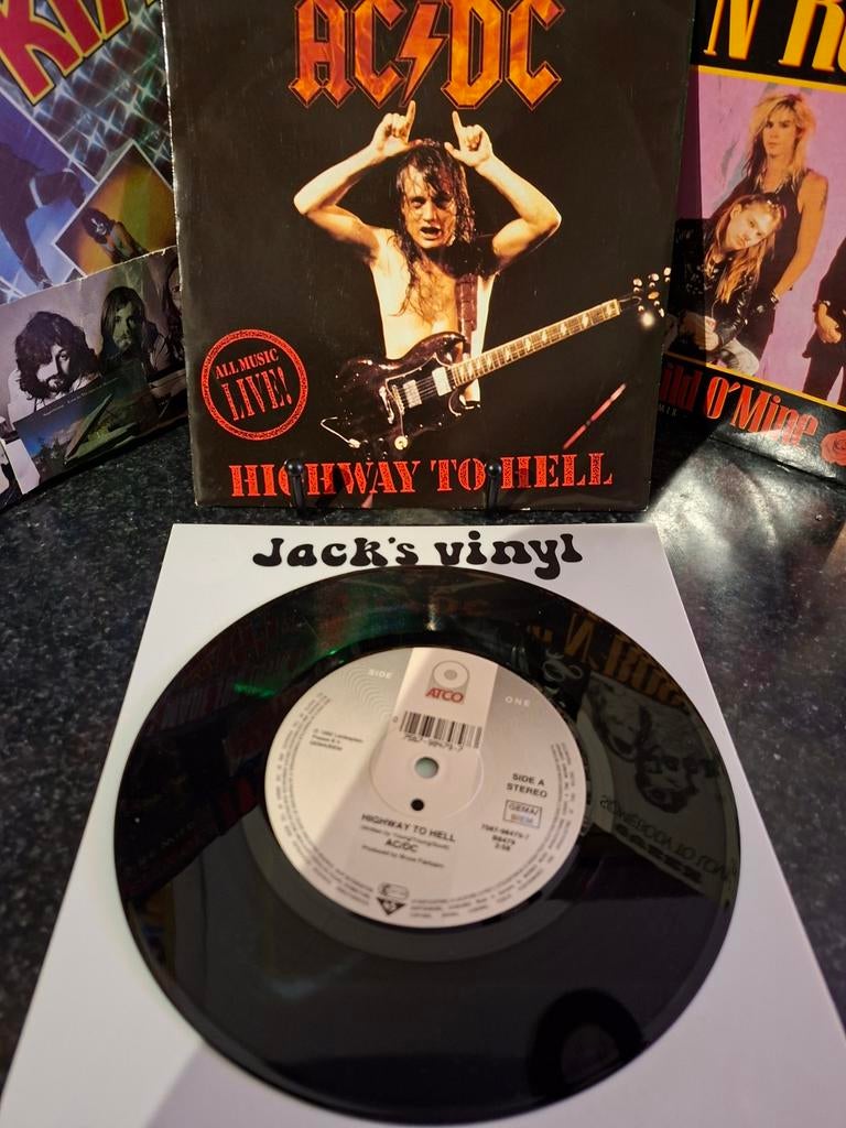 AC/DC - Highway to Hell 7 inch vinyl single  1992, 7 inch, Ophalen of Verzenden, Poprock, 1970 - 1979