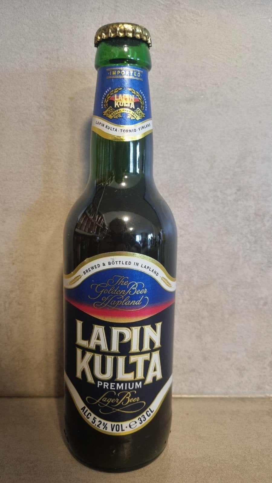 Lapin Kulta '06 - Hartwall P.L.C., Tornio, Lapland, Finland, Verzamelen, Ophalen of Verzenden, Zo goed als nieuw, Flesje(s), Overige merken