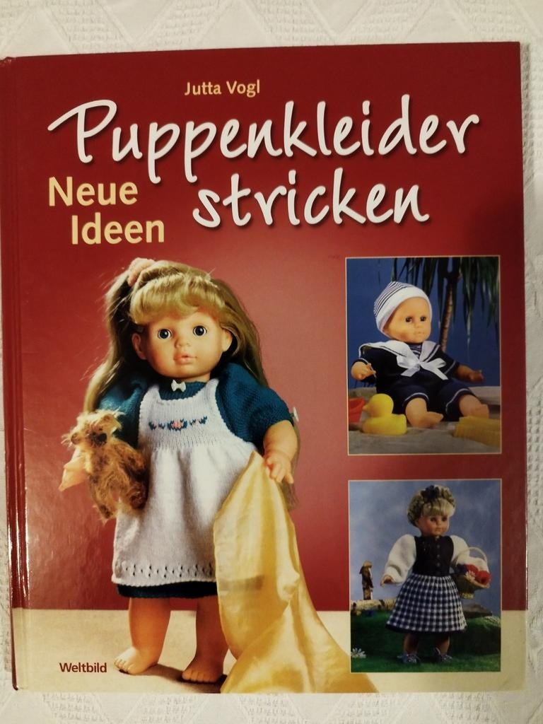 Puppenkleider stricken, Jutta Vogl, boek voor poppenkleding, Ophalen of Verzenden, Zo goed als nieuw, Breien, Patroon of Boek