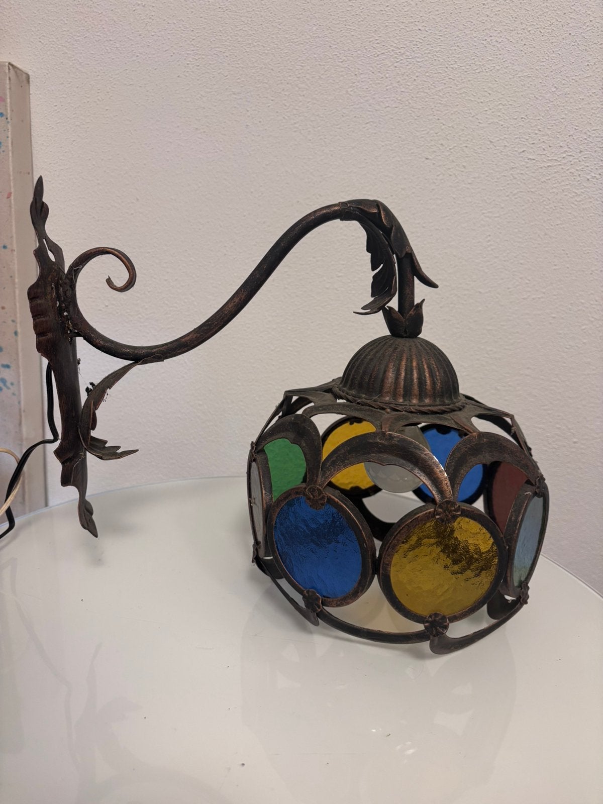 Vintage sfeervolle wandlamp, Huis en Inrichting, Lampen | Wandlampen, Ophalen of Verzenden