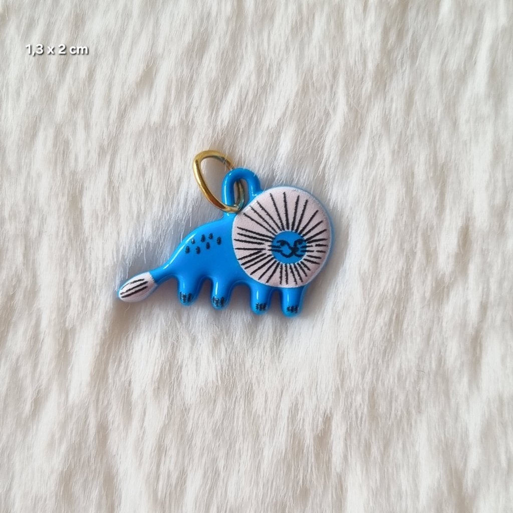 Bedel rvs hanger stainless steel charm lion leeuw dier kraag, Overige merken, Overige materialen, Verzenden, Nieuw
