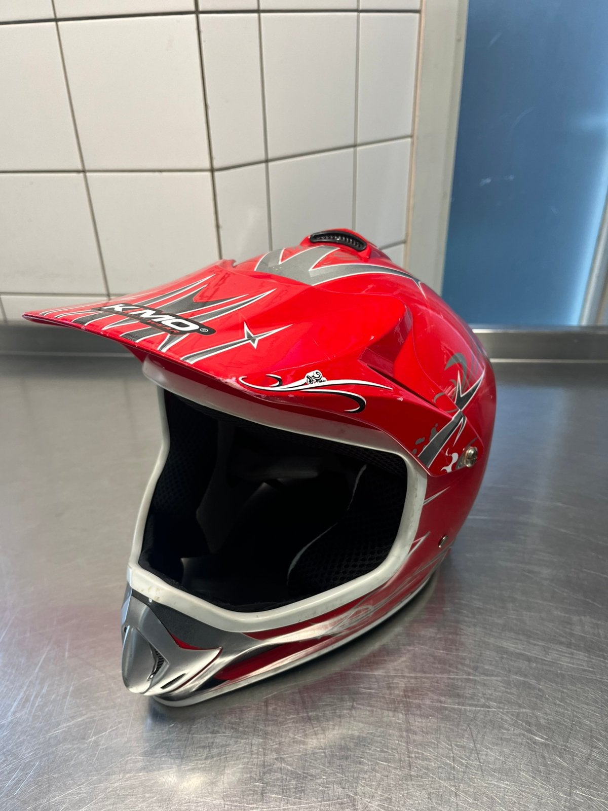 Kimo wear crosshelm maat S, Ophalen, Tweedehands, Offroadhelm, Overige merken