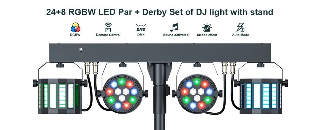 Verhuur DMX Maak je Feest Compleet!: Multi-Effect Licht Bar, Ophalen, Zo goed als nieuw, Verjaardag