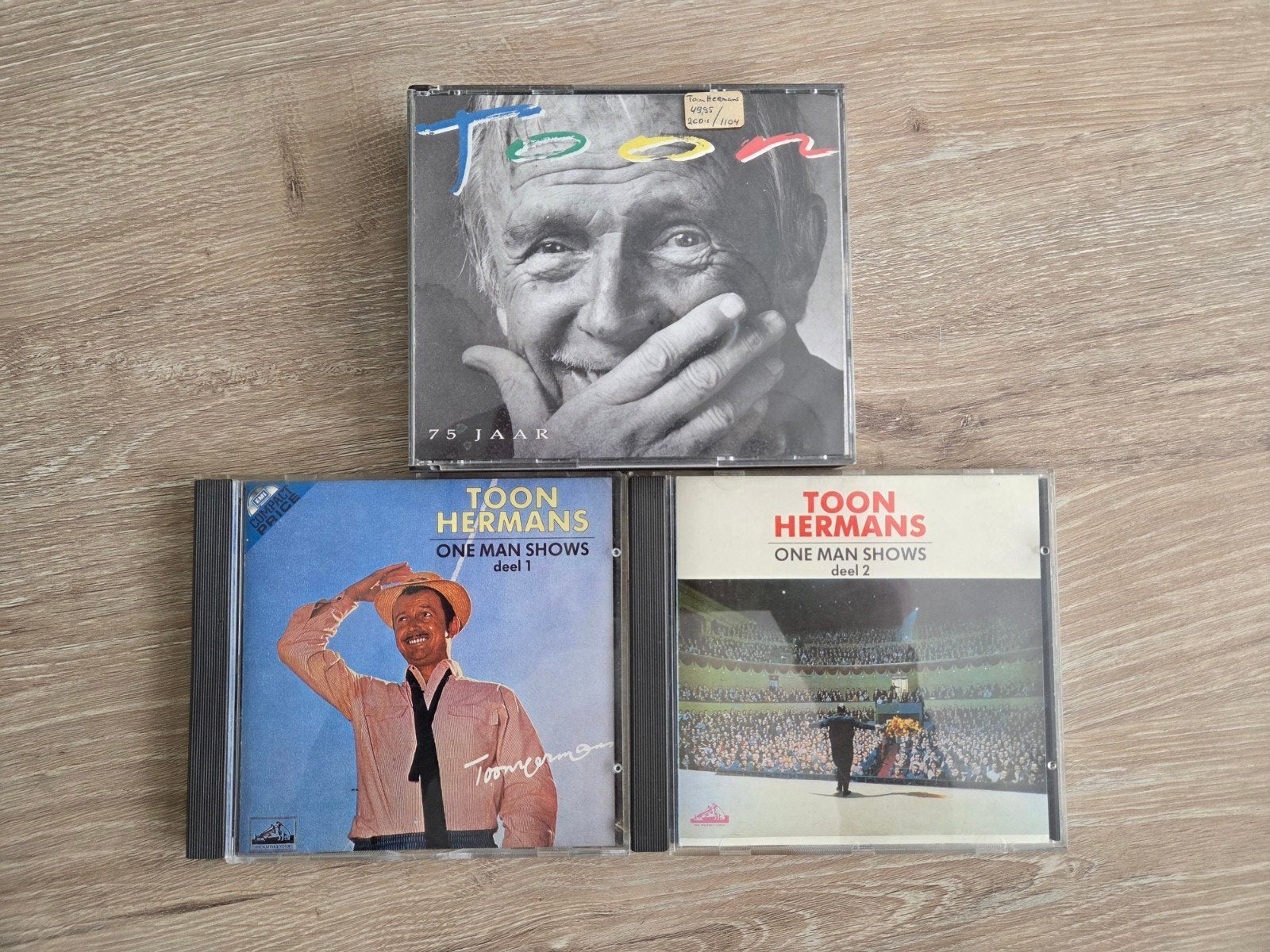 Toon Hermans 3 cd's (1 dubbel cd), Ophalen of Verzenden, Zo goed als nieuw