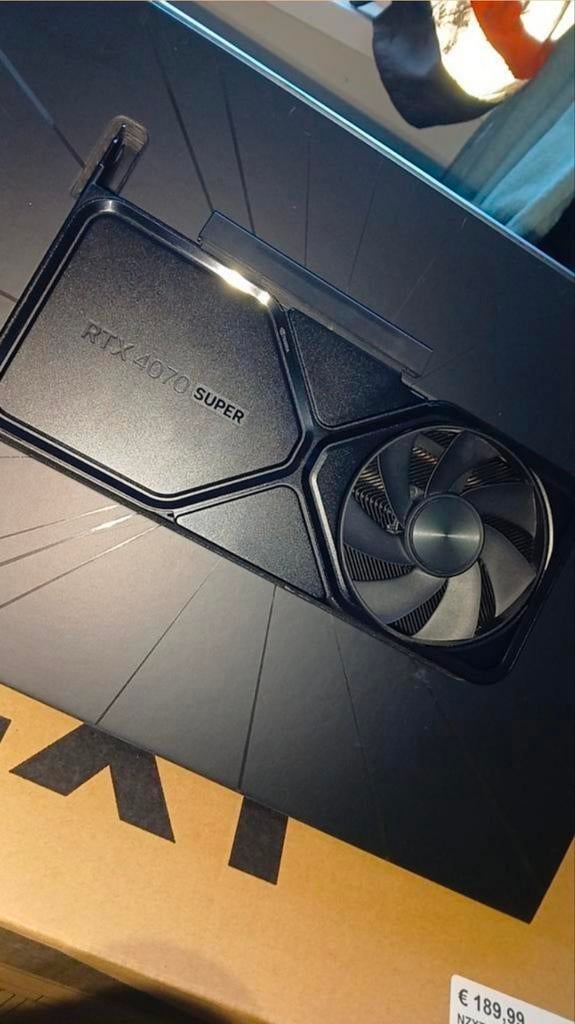 Nvidia GeForce RTX 4070 Super Founders Edition, GDDR6, PCI-Express 4, Nieuw, Ophalen of Verzenden