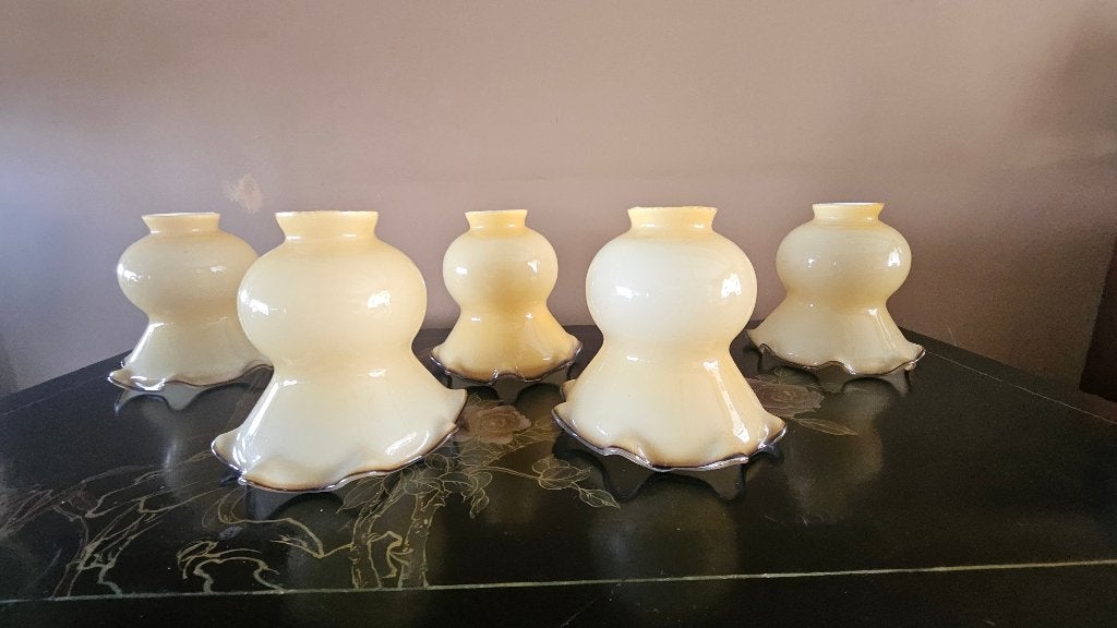 VINTAGE !!  *  5 mooie onbeschadigde kelken z.g.a.n., Overige fittingen, Ophalen of Verzenden, VINTAGE, Glas