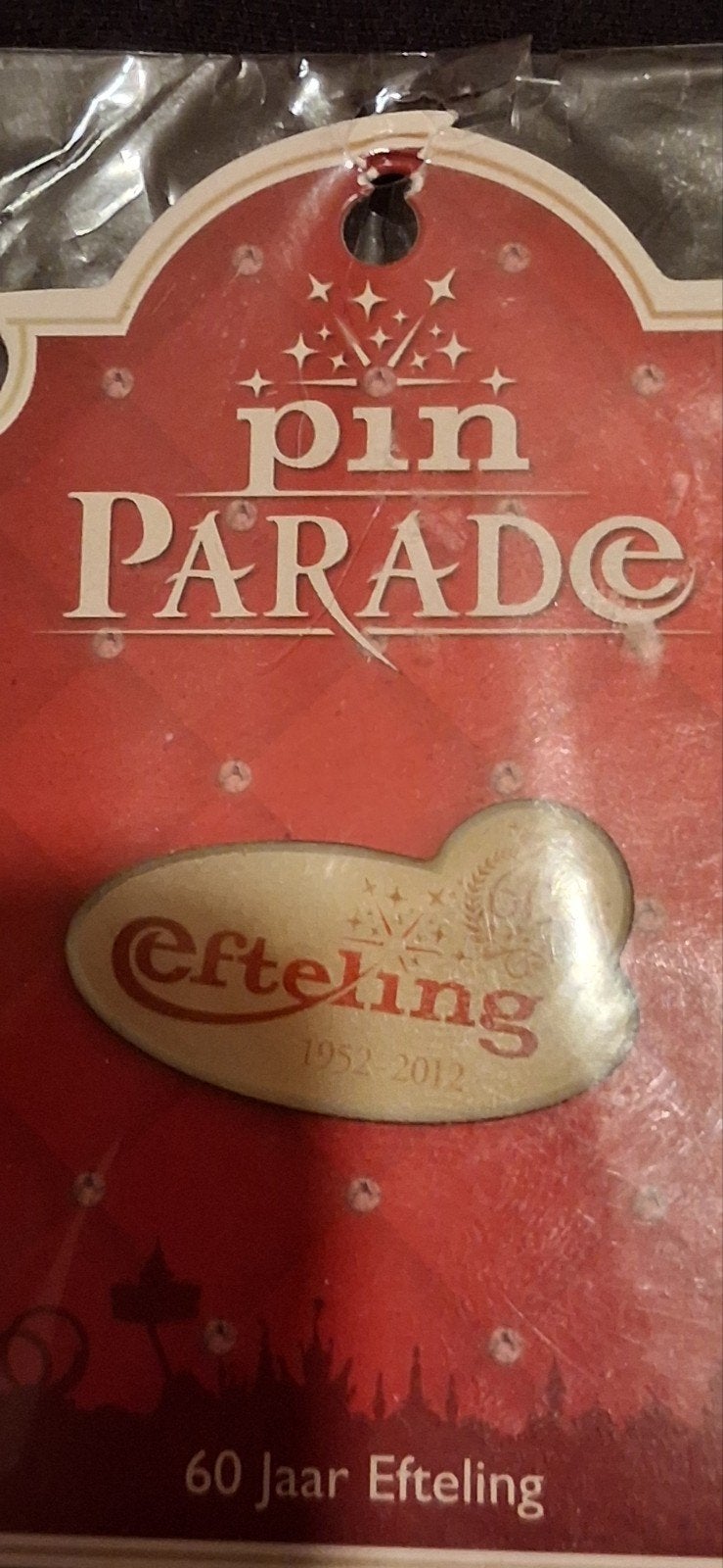 Efteling Pin Parade 60 Jaar Efteling (1952-2012), Ophalen of Verzenden