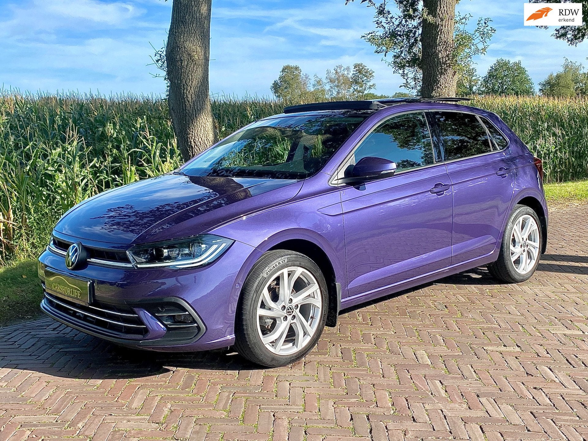 Volkswagen Polo 1.0 TSI Style DSG Pano Beats Keyless Led IQ., Dealer onderhouden, Gebruikt, Zwart, 1104 kg