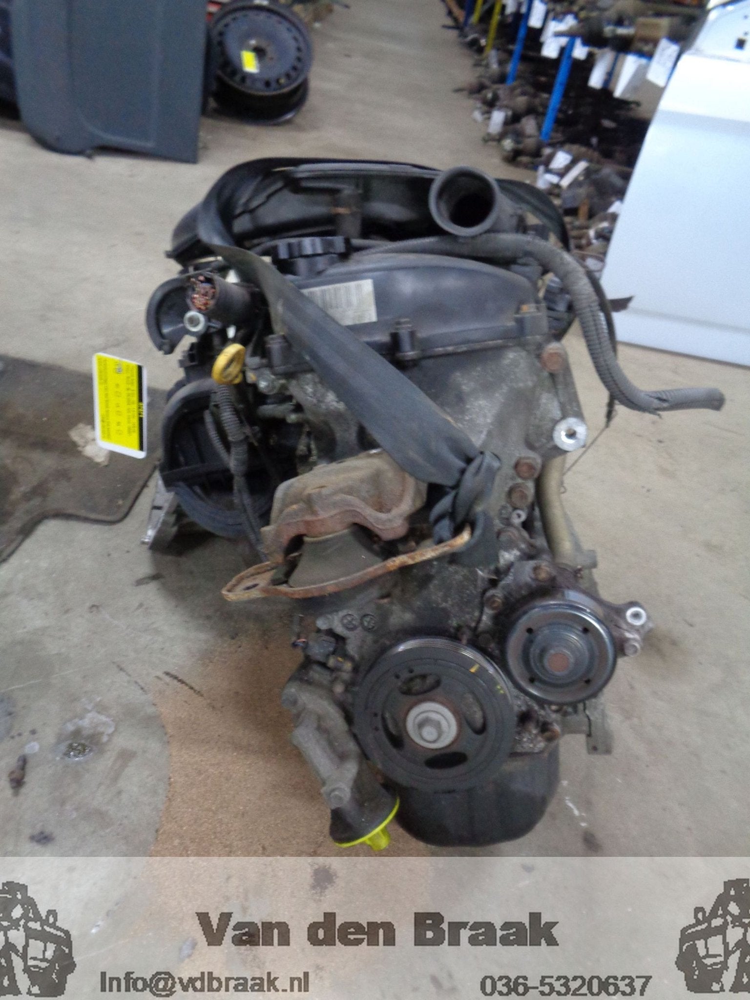 Toyota Aygo 1.0 12V 2005-2014 Motorblok, Gebruikt, Herkomst onderdeel bekend, -, Ophalen of Verzenden