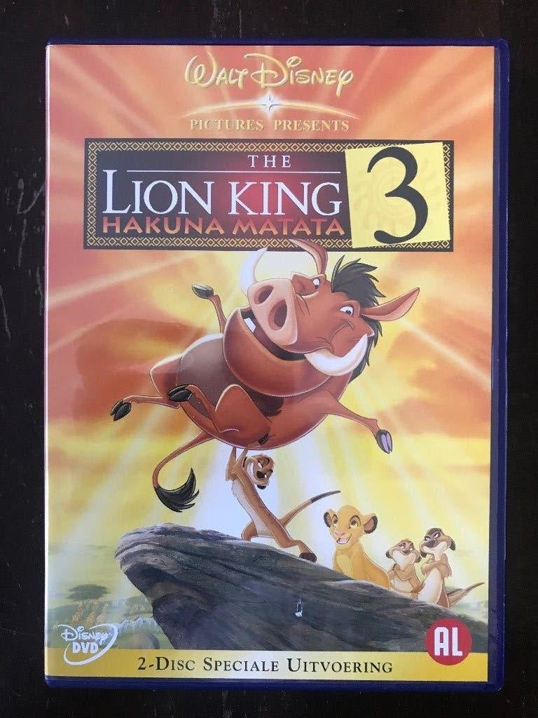 Walt Disney the Lion King 3 ( Hakuna Matata ) 2 DVD Box, Cd's en Dvd's, Dvd's | Tekenfilms en Animatie, Europees, Tekenfilm, Alle leeftijden