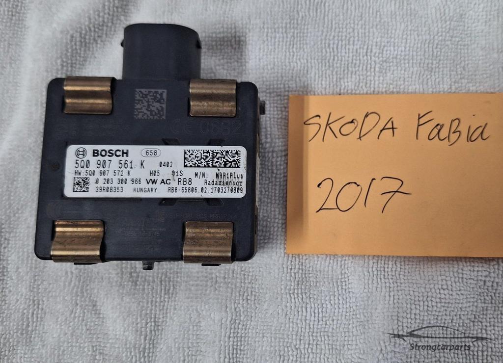 Radarsensor Skoda Fabia 3 NJ3 5Q0907561K, Gebruikt, -, -, Ophalen of Verzenden
